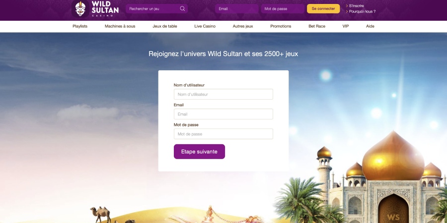 Comment activer mon code bonus sur Wild Sultan ?
