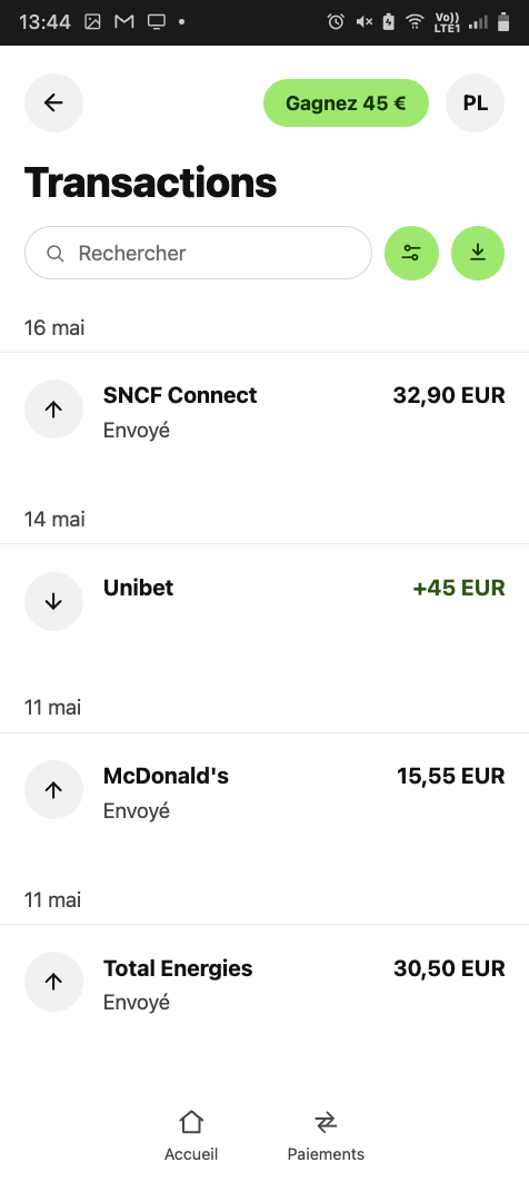 preuve de retrait sur unibet