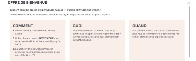 NetBet avis