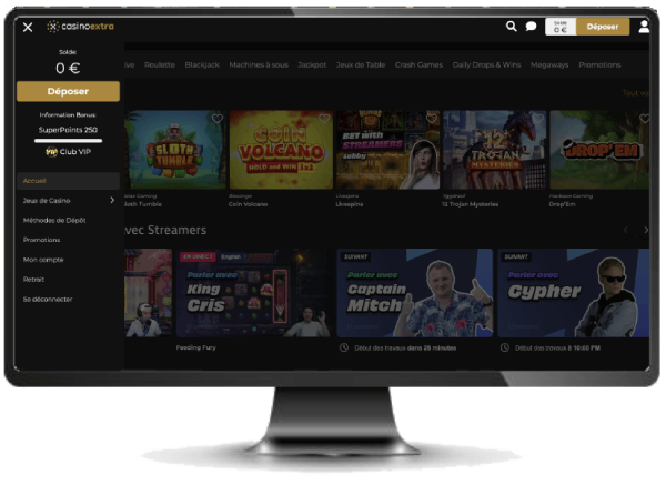 casino extra version desktop