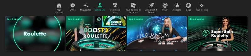 le casino live sur bet365 casino