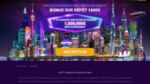 capture d'&eacute;cran jackpotcity casino page daccueil