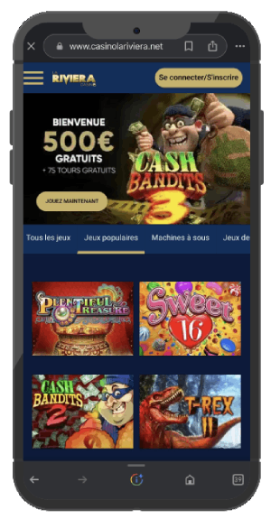 la riviera casino version mobile