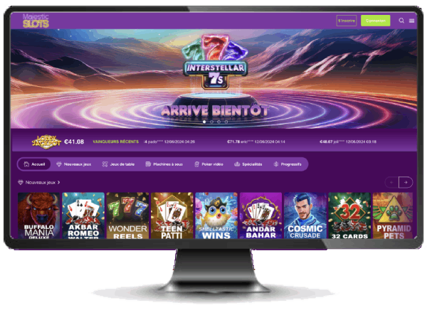 majestic slots casino version desktop