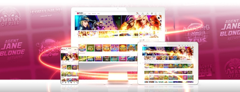 capture d'écran ruby fortune interface