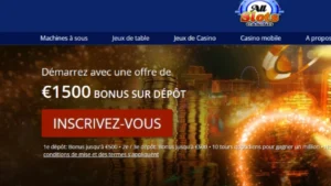 inscription sur all slots casino &eacute;tape 1
