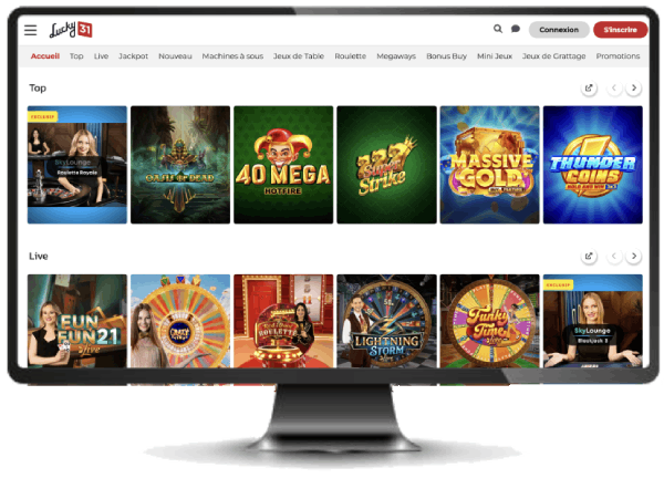 lucky31 casino version desktop