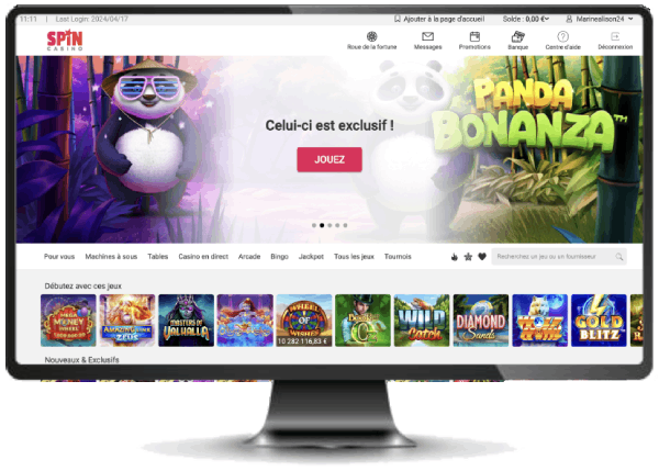 spin casino version desktop