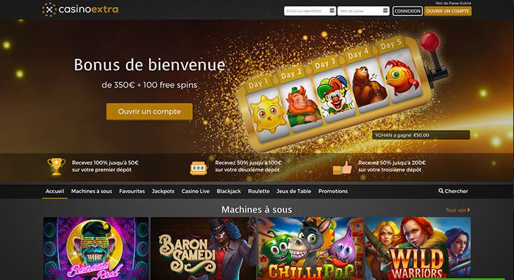 Casino Extra accueil