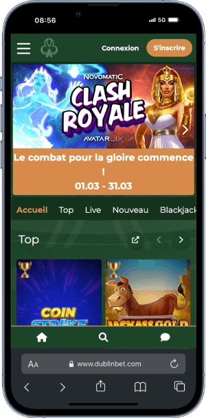 Dublinbet sur Iphone 13