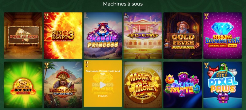 Les machines à sous sur Dublinbet Casino