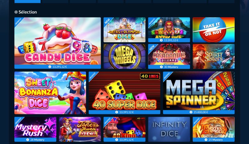 Exemple de jeux de casino en ligne