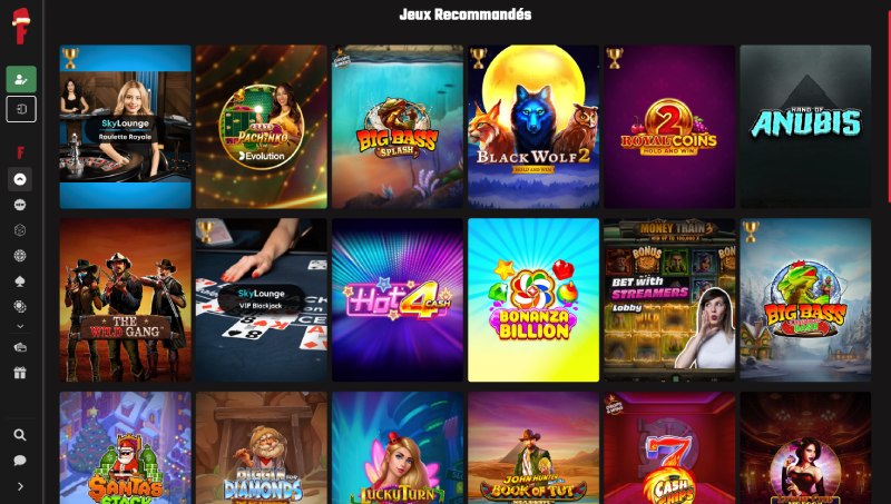 capture d'&eacute;cran jeux de casino fatboss casino