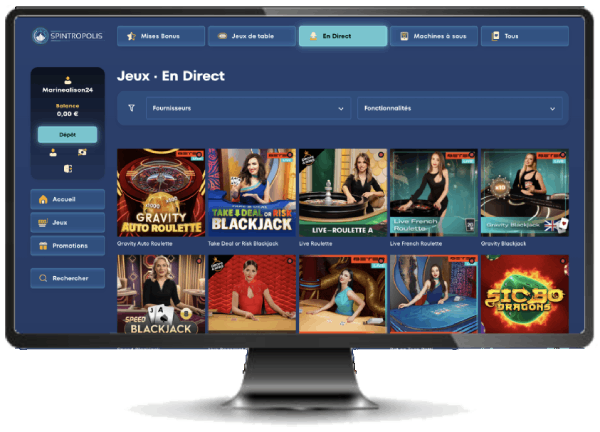 spintropolis casino version desktop