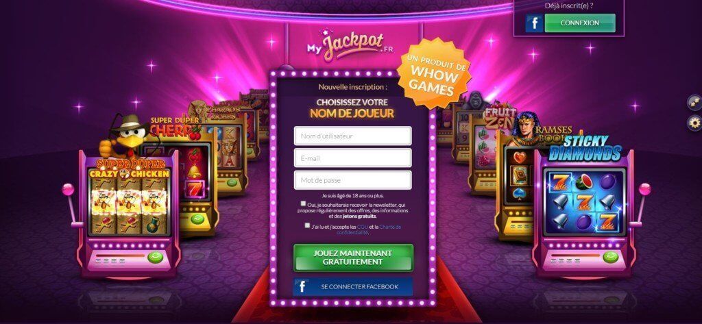 MyJackpot Casino Accueil