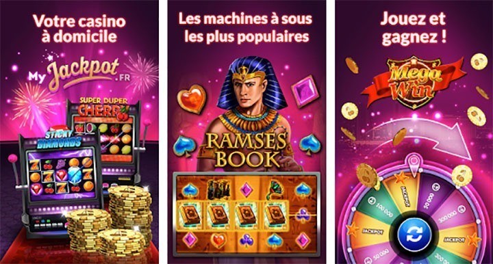 Myjackpot mobile design