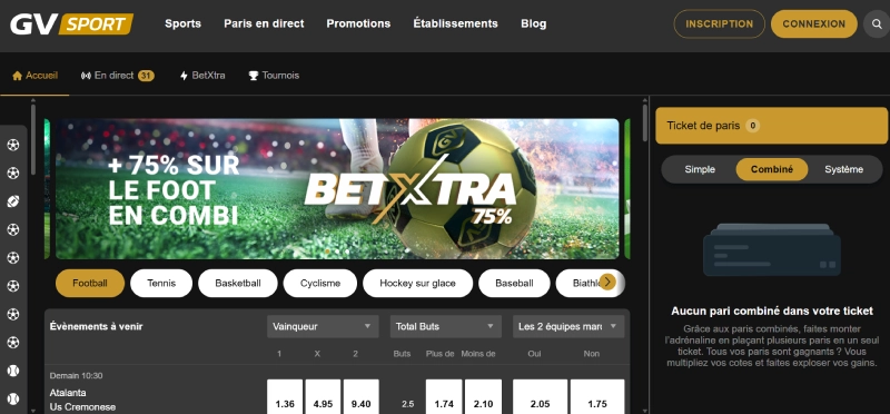 paris sportifs sur golden vegas casino