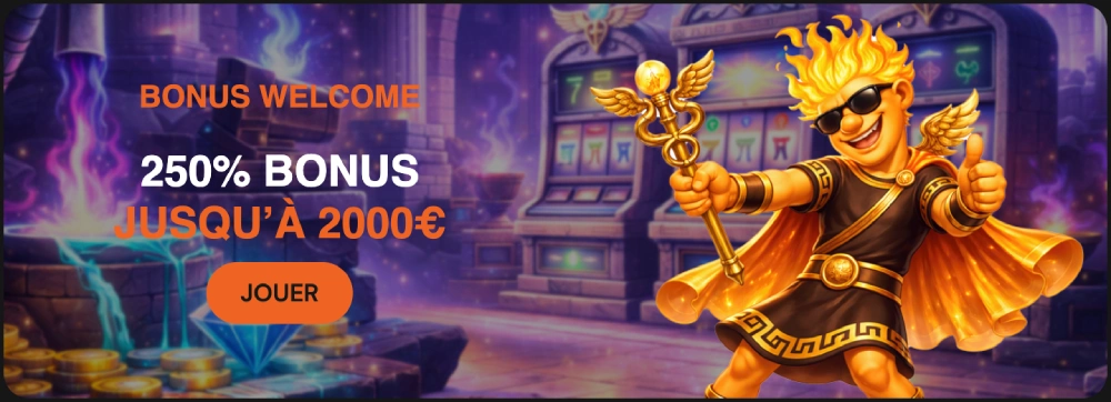 bonus de bienvenue hermes casino