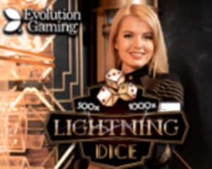 logo lightning dice
