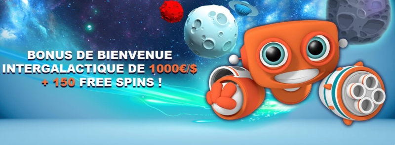 capture d'écran bonus de bienvenue happy hugo casino