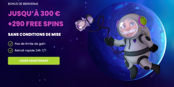 capture d'écran bonus de bienvenue madnix casino