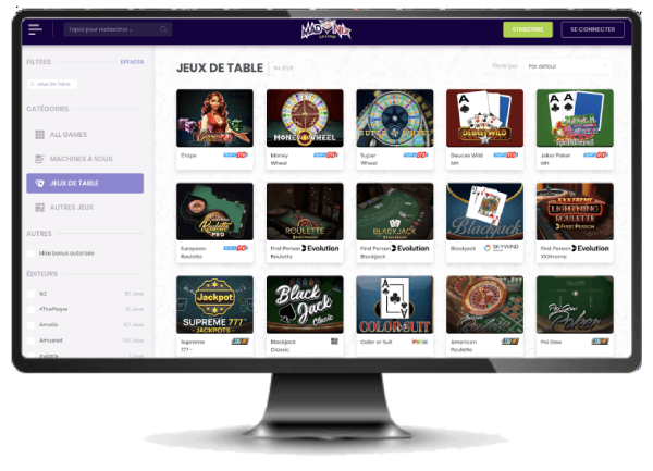 madnix casino version desktop