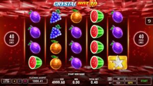 capture d'écran crystal hot 40