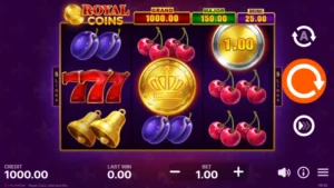 capture decran interface royal coins