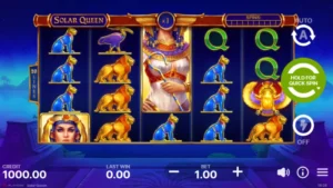 capture decran interface solar queen