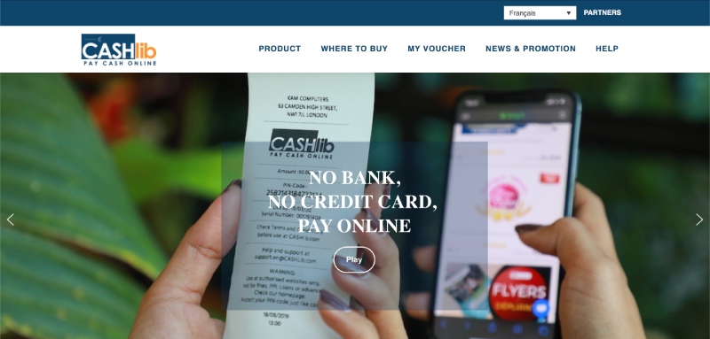 cent Salle de jeu un brin tolérant CASHlib prime employés