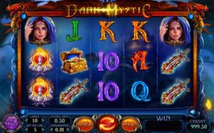 capture d'&eacute;cran slot dark mystic