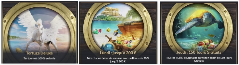 capture d'écran bonus toruga casino
