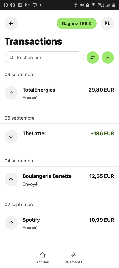 preuve de retrait sur thelotter