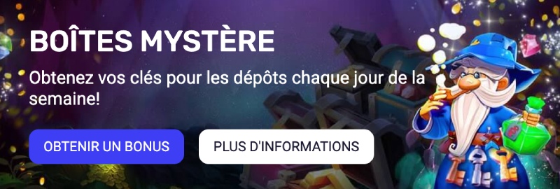 capture d'&eacute;cran woo casino bonus boites mysteres