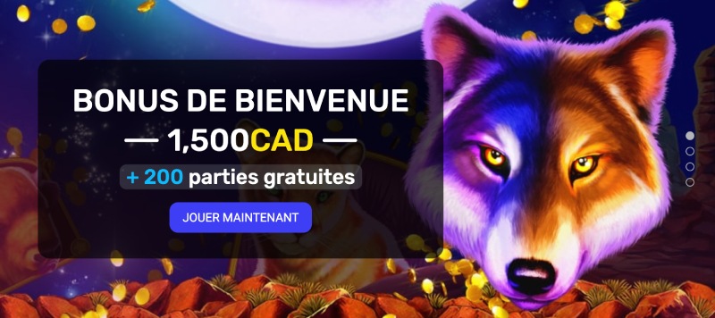 capture d'&eacute;cran woo casino bonus de bienvenue