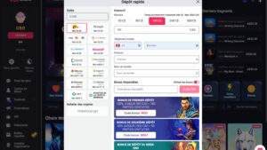 capture d'&eacute;cran woo casino d&eacute;p&ocirc;t
