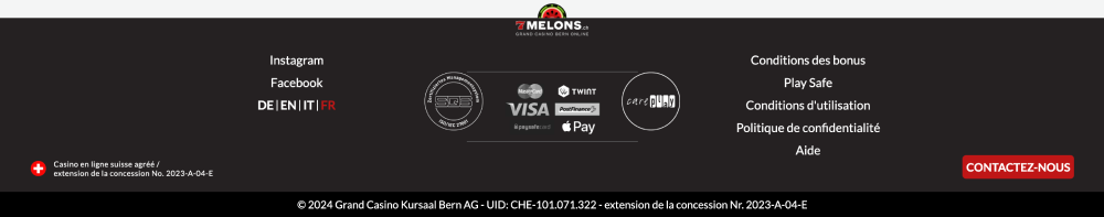 fiabilité de 7 melons casino