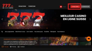 capture decran inscription etape 2 casino777 ch