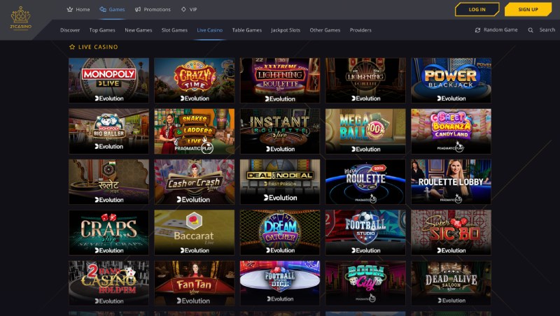 capture d'&eacute;cran live casino 21 casino