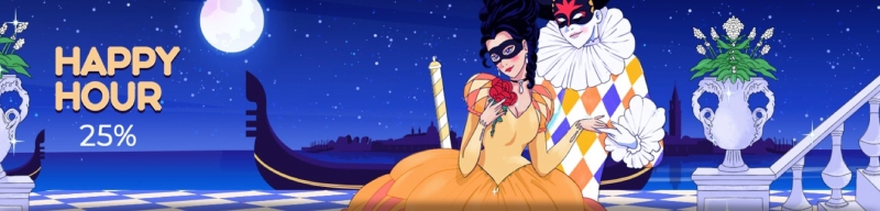 capture d'écran bonus happy hour arlequin casino