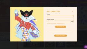 capture d'&eacute;cran connexion arlequin casino