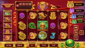 capture d'&eacute;cran fortune tiger slot