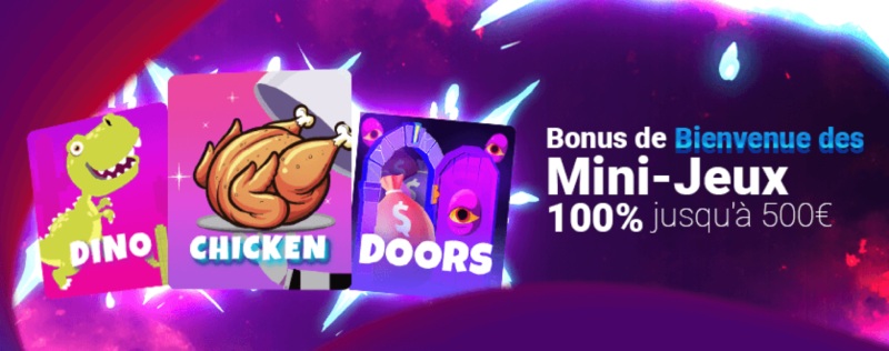 capture d'&eacute;cran mystake casino bonus mini jeux