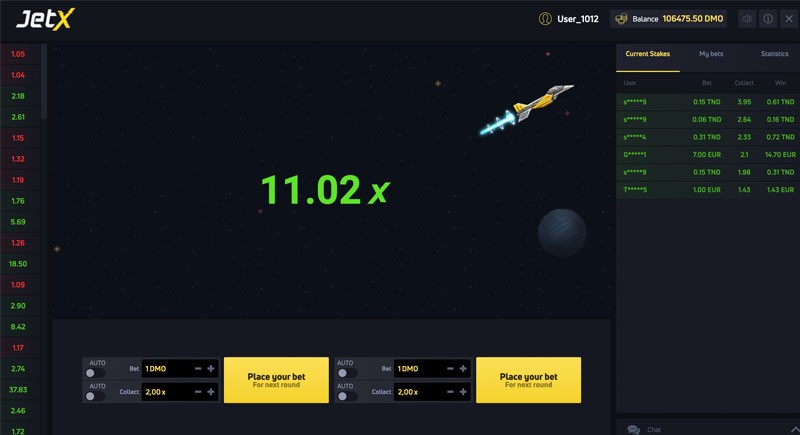 screenshot jetx