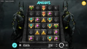 capture decran interface slot anubis