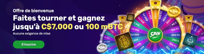 capture d'écran winz casino bonus de bienvenue