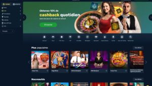 capture d'&eacute;cran winz casino page d'accueil