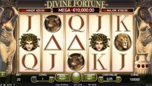 capture décran divine fortune de machine à sous