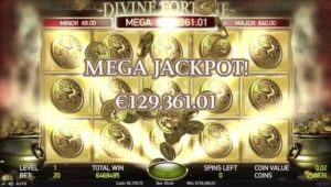 M&eacute;ga jackpot sur la machine &agrave; sous Divine Fortune