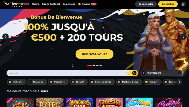 Boomerang casino online